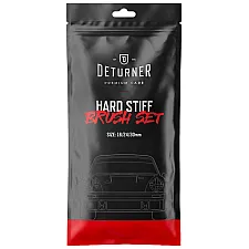 Hard Bristle Detailing Brush Set 16/24/30mm for Wheels, Tyres and Engine Bays, Deturner