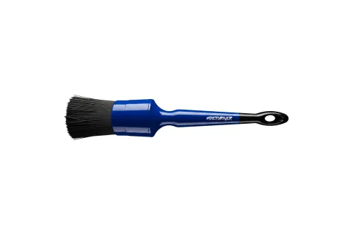 Deturner 40mm detailing brush with stiff shape-retentive bristles for cleaning wheels and engine bays