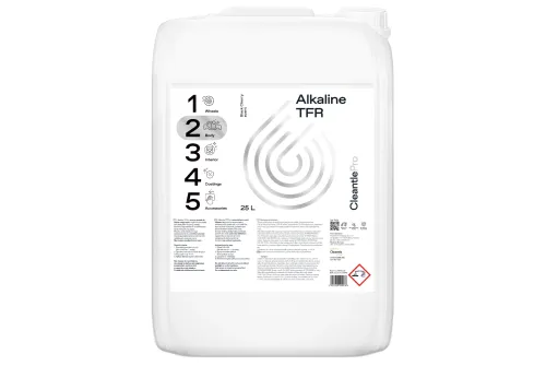 Cleantle Alkaline TFR Pre-Wash Concentrate 25L container for professional vehicle washing