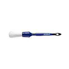 Soft White Bristle Detail Brush 24mm for Car Interiors and Piano Black, Deturner
