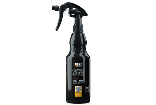 Flaska ADBL Matt Max interiörplast dressing 500 ml med matt mörkande effekt