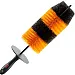 ADBL Large Soft Wheel Brush with soft bristles for gentle wheel cleaning