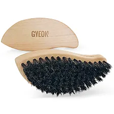 Leather Cleaning Brush with Horsehair and Wooden Handle, Gyeon