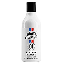 Leather Care Mousse 250ml Natural Oils Beeswax Satin Finish Antistatic Hydrophobic, Shiny Garage