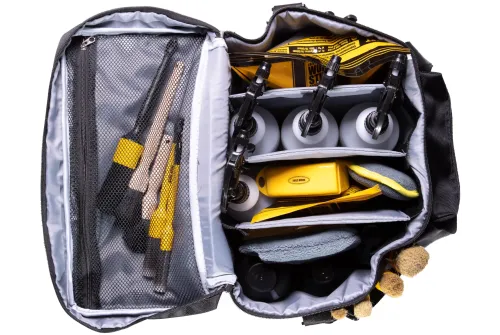 WORK STUFF Detailing Bag 40x24x31 cm with rigid walls and adjustable dividers for detailing products