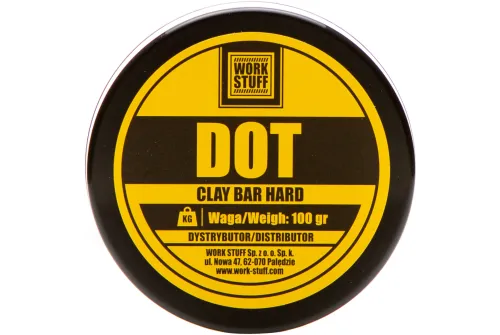 WORK STUFF Clay Bar Hard 100g mechanical paint decontamination clay for removing embedded contaminants