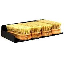Wide Brush Shelf for Leather and Upholstery, 20cm, Poka Premium