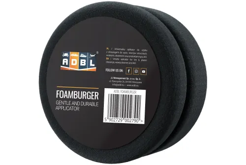 ADBL Skumapplikator 9 cm mjuk för applicering av däckglans och Coating på fordon