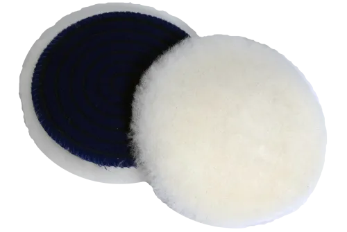 CarPro CQuartz Wool Pad 150mm natural wool polishing pad for intensive paint correction and deep scratch removal