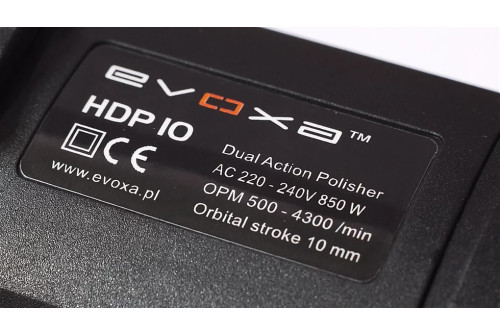 Evoxa HDP10 – mała maszyna polerska Dual Action, skok 10mm, talerz 75mm