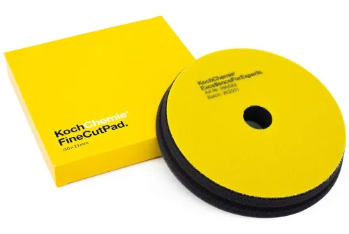 Koch Chemie Fine Cut Pad medelhård polerpad 150mm diameter för lackkorrigering