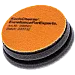 Koch Chemie Medium Cut Foam Pad 76mm with hook-and-loop attachment for DA polisher