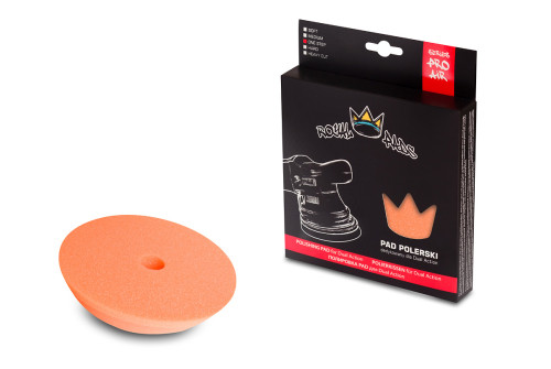 Orange Royal Pads polerpad 80/100mm öppen cellskum för DA-polermaskin enstegskorrigering