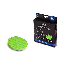 Extra Mjuk Korrugerad Poleringspad 150mm DA Kardborre Grön Pro Finish Crown, Royal Pads