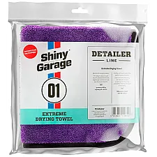 Extreme Drying Towel XS 40x40cm Twisted Loop Technology High Absorbency Gentle on Paint, Shiny Garage