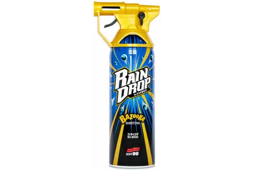 Snabbskyddsspray SOFT99 Rain Drop 300ml flaska för lack, glas, plast och krom med hydrofobisk glans