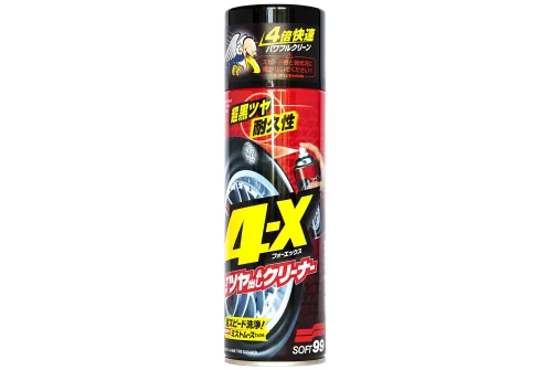 Däckglans Spray 470 ml med wet-look-effekt och vattenavvisande skydd, SOFT99