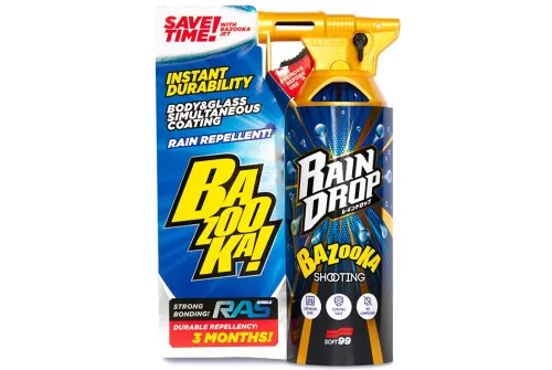 Snabbskyddsspray SOFT99 Rain Drop 300ml flaska för lack, glas, plast och krom med hydrofobisk glans