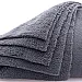 WORK STUFF Microfibre Detailing Cloth 40x40cm 350gsm with laser-cut edges, 5-pack