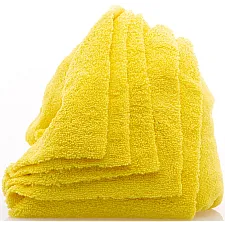 Microfiber Dukar 40x40cm 350gsm Gul 5-Pack, WORK STUFF