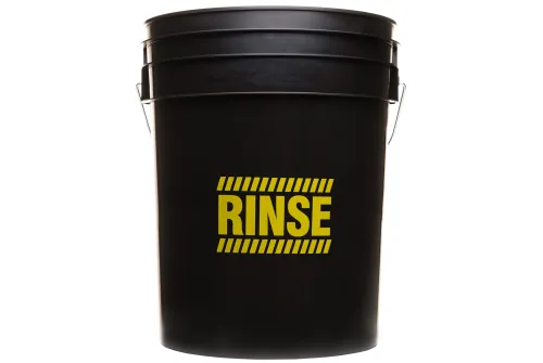 Svart WORK STUFF Buckets detailinghink med integrerad smutsseparator för professionell biltvätt och detailing