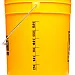 Yellow detailing bucket with grit guard from WORK STUFF Buckets for two-bucket car washing system