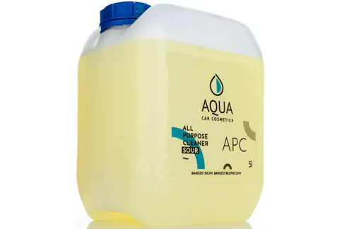 AQUA Cosmetics Acidic Universal Cleaner 5L container for removing water spots and mineral deposits