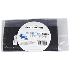 Leather Repair Patch Black Heat-Activated Fabric for Leather/Faux Leather, Colourlock Lederzentrum