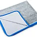 FX PROTECT Microfiber Torkhandduk 74x90cm 550GSM dubbelsidig vriden loop för skonsam torkning av fordonslack