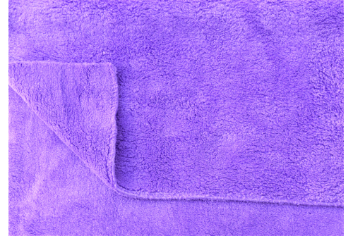 Monster Shine Purple Edgeless – delikatna mikrofibra bez obszycia, 330GSM, 40x40cm