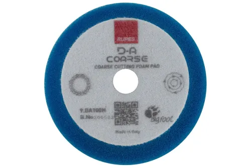 RUPES Hård Polerpad 80/100mm Blå för DA-maskiner, foam pad för compound-polering