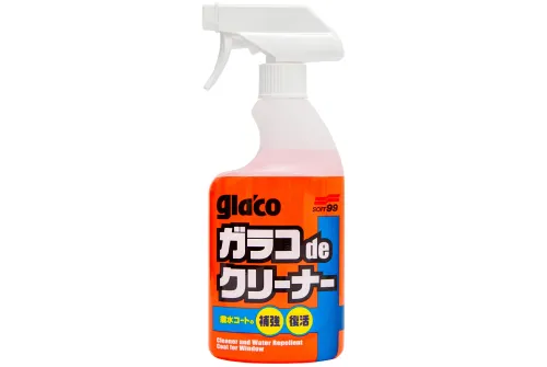 Soft99 Glaco De Cleaner - płyn do mycia szyb z niewidzialną wycieraczką 400ml