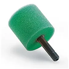 Polishing Sponge, Mini, Cylindrical, Hard, Green, Flex