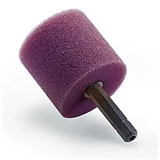 Polishing Sponge, Cylinder Shape, Medium Hardness, Purple, Flex