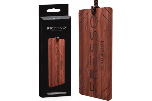 Fresso Signature Man – drewniana zawieszka zapachowa