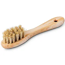 Mini Läderborste med Naturborst och Trähandtag, FX PROTECT