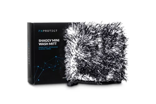 FX PROTECT Microfiber Tvätthandske 15x15 cm i mjuk plysch-microfiber för skonsam biltvätt
