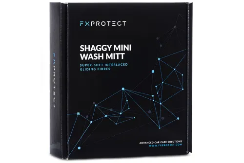 FX PROTECT Microfiber Tvätthandske 15x15 cm i mjuk plysch-microfiber för skonsam biltvätt