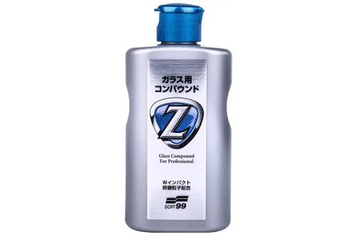 Soft99 Glass Compound Z – produkt do dogłębnego oczyszczania szyb 100ml