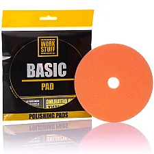 Polerpad Medium Hårdhet 140 mm Orange, WORK STUFF