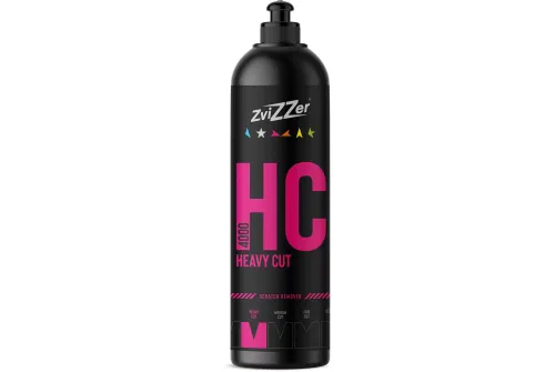 ZviZZer Heavy Cut Polerpasta röd 750ml för professionell polering och lackkorrigering