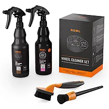 Wheel Cleaner Set 0.5L Tire Rubber Cleaner, Neutral Gel, Detailing Brushes, ADBL