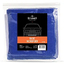 Microfiber Cleaning Cloth 40x40cm Edge-Free Economical 5-Pack, Deturner