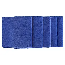 Microfiber Cleaning Cloth 40x40cm Edge-Free Economical 5-Pack, Deturner