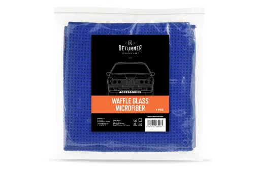 Deturner Microfibre Glass Cloth with high absorption capacity for streak-free vehicle glass cleaning