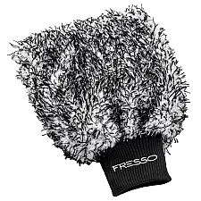 Microfiber Wash Mitt 19x28 cm, High Absorbency, Wrist Cuff Comfort, Fresso