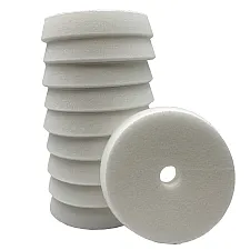 Poleringssvamp R-DA Vit Hård 140mm Skärkraft Hög Finish 10-Pack, Honey Combination