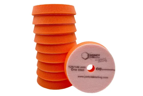Poleringssvamp R-DA Orange Medium Hård 140mm 10-pack, Honey Combination