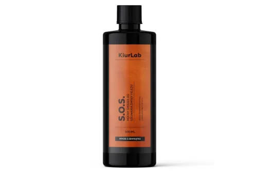 KiurLab Tar & Adhesive Remover 500ml bottle with precision applicator for removing tar and adhesive