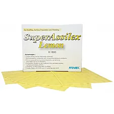 Hook and Loop Sandpaper K800 130x170mm Assilex Lemon Abrasive, KOVAX